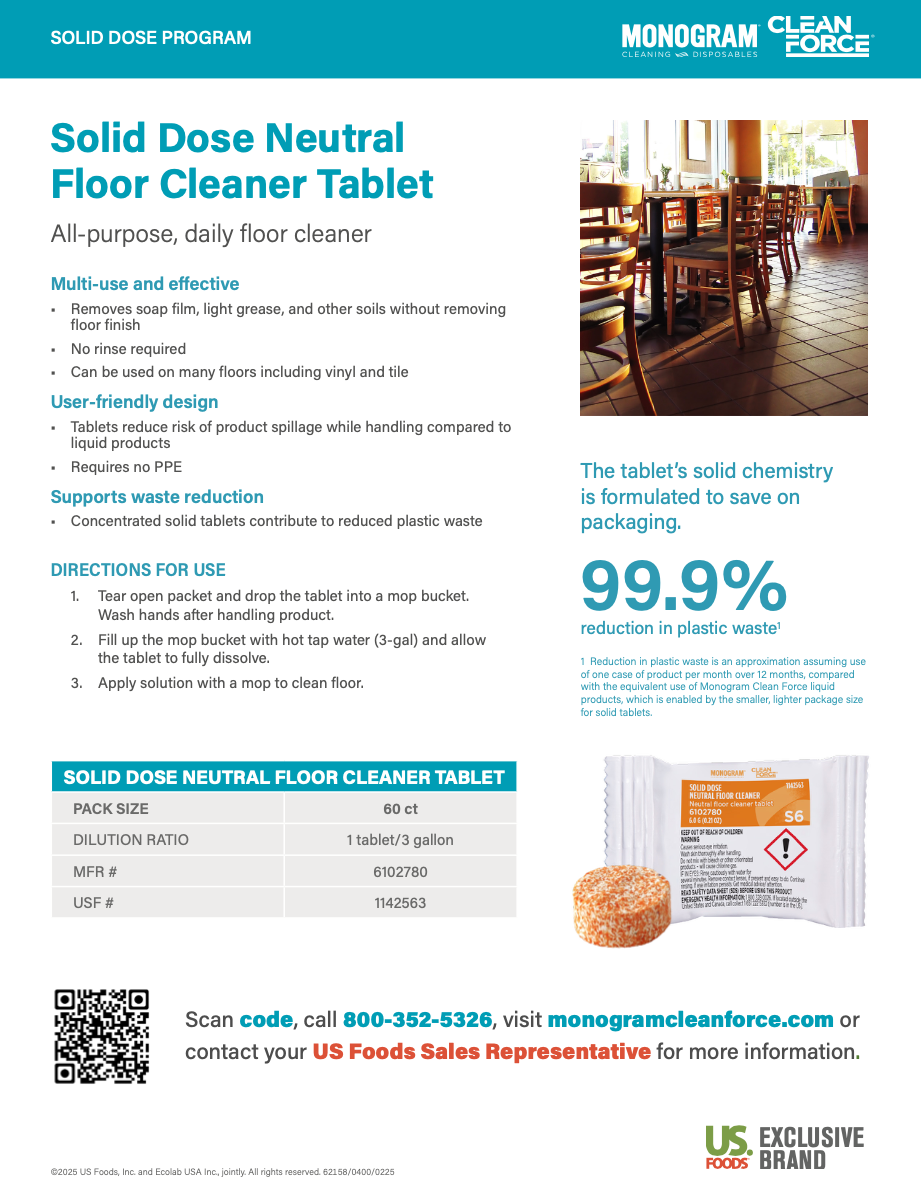 22 Multi Quat Sanitizer Monogram Clean Force EZ