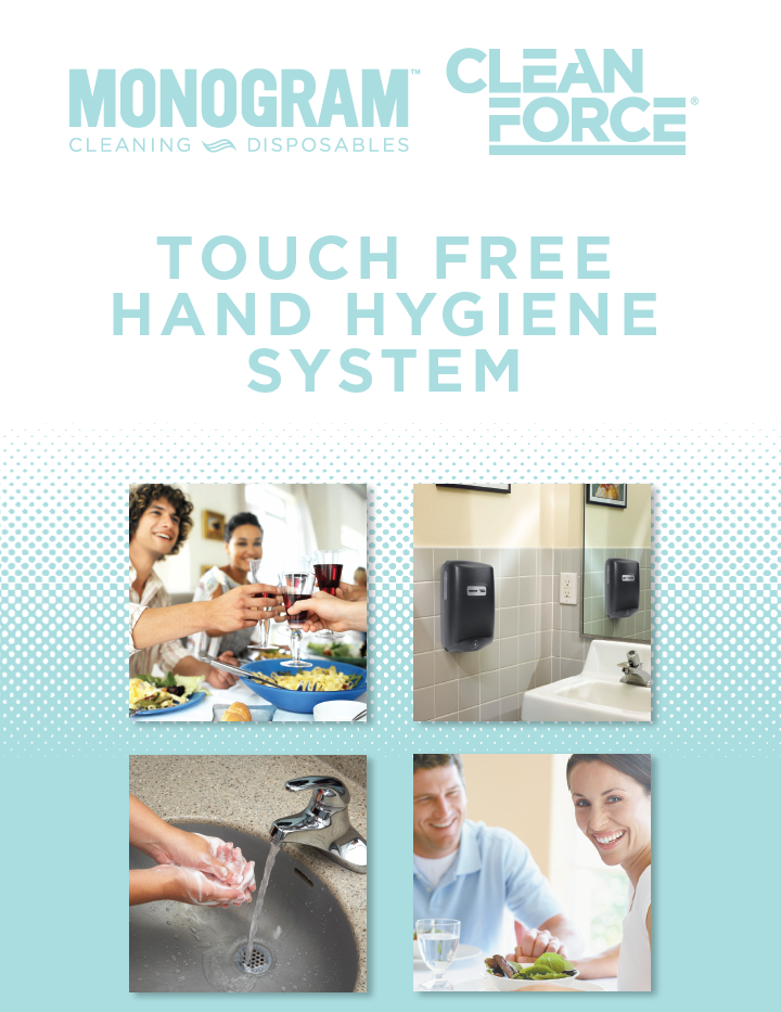 Monogram Clean Force Antibacterial Foam Hand Soap Touch Free