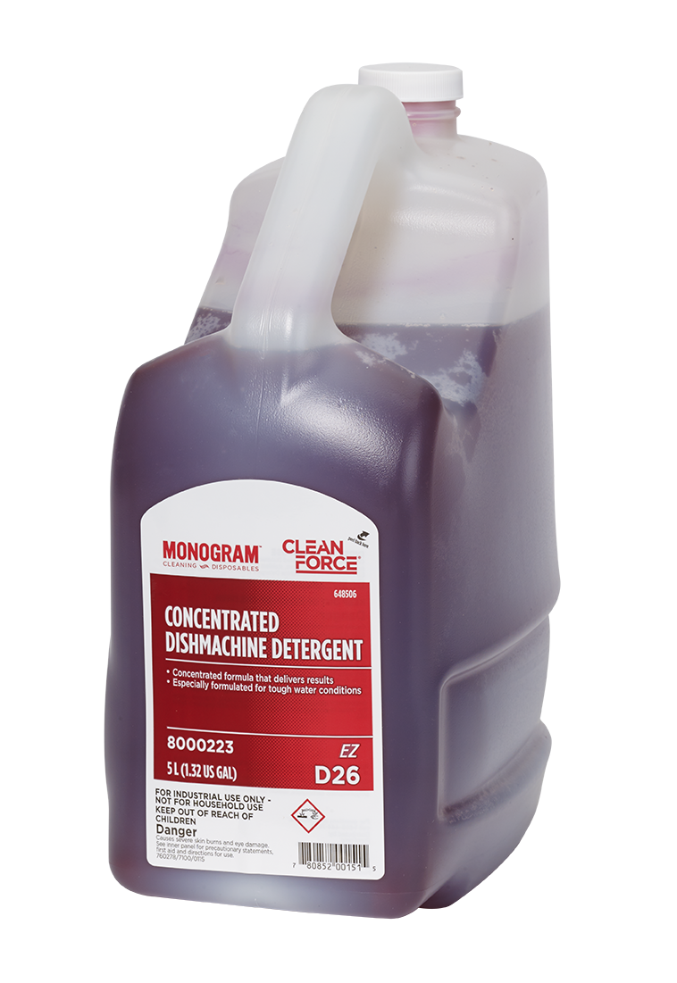 Monogram Clean Force EZ Concentrated Dishmachine Detergent