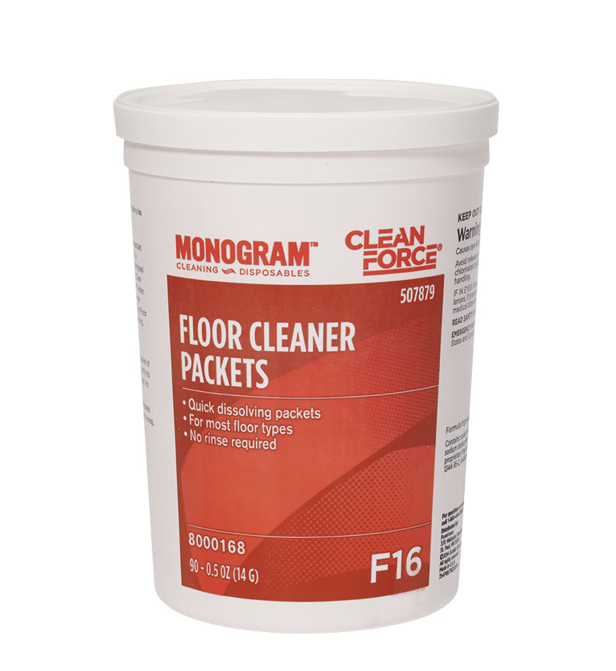 Monogram Clean Force Floor Cleaner Packets