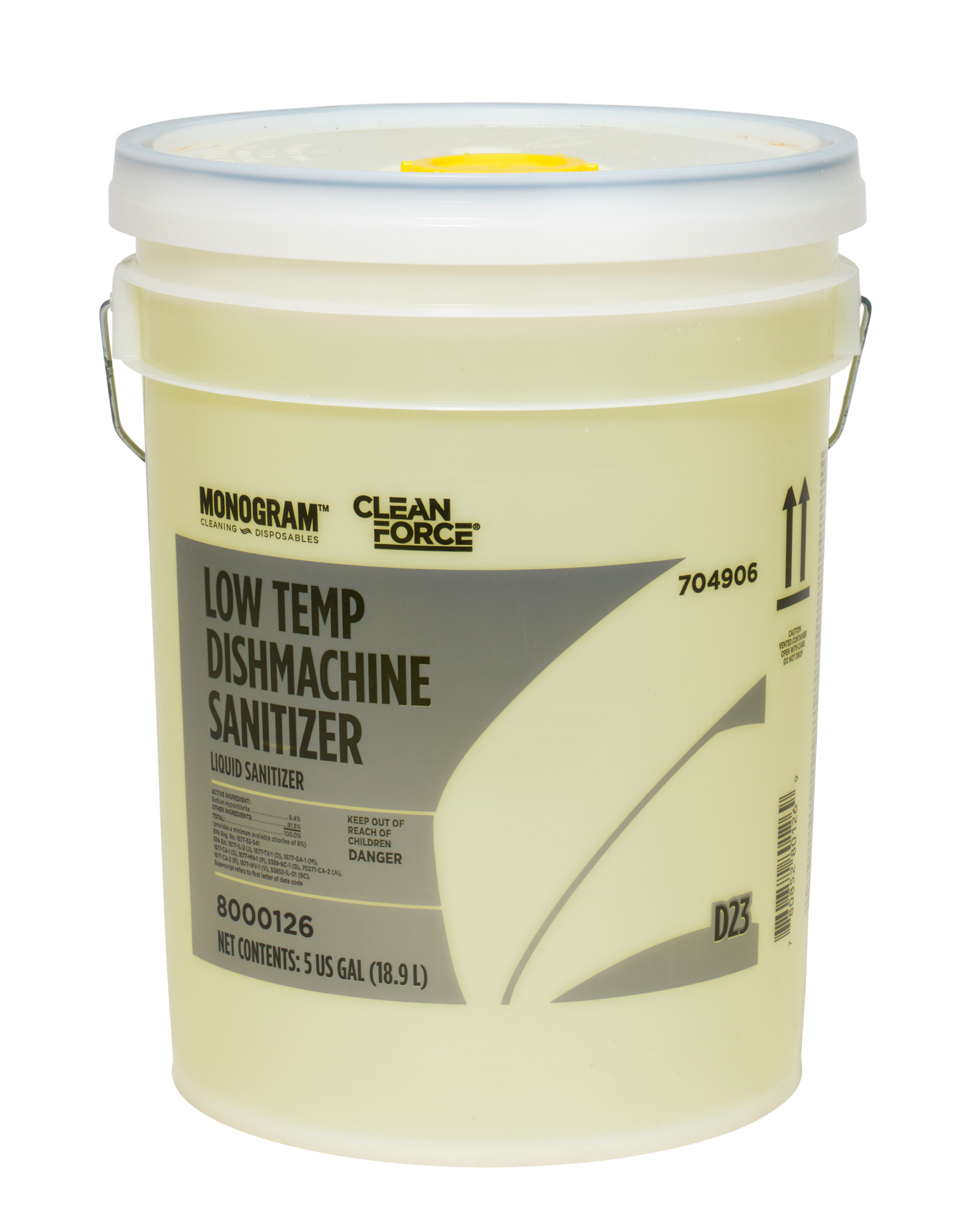 Monogram Clean Force Low Temp Dishmachine Sanitizer