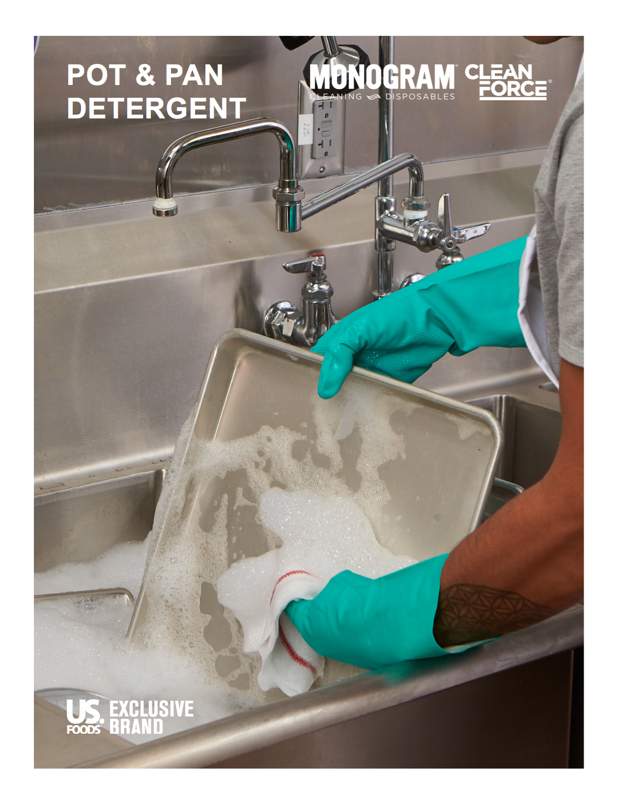 Monogram Clean Force Pot Pan Detergent Super Concentrated